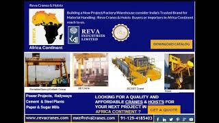 Reva Hoists and Cranes for Building a New Project/Factory/Warehouse