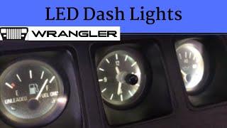 Jeep YJ LED Dash Lights