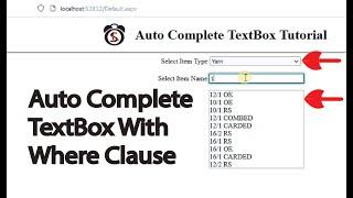 Autocomplete Textbox in Asp.net c# with Where Clause