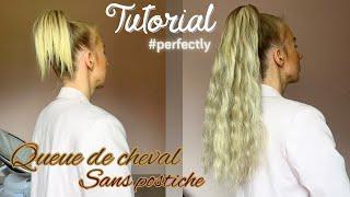 Queue de cheval parfaite !! Mon astuce avec mes extensions à clips 