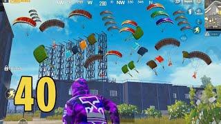 40 People Landed in Military Base | PUBG Mobile