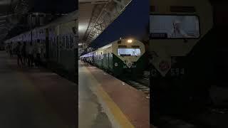 MEMU Departure Honk | Repalle GNT MEMU #shorts #indianrailways #trainvideos #train #trains #ytshort