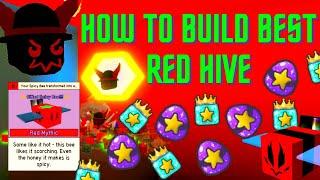 Bee Swarm Simulator - How To Build The BEST Red Hive