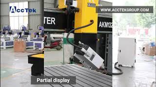 Chinese AccTek professional 4 axis cnc router AKM1325-4AXIS