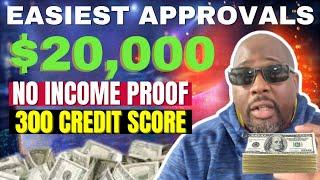 7 Easiest $20,000 Guaranteed Personal loans in 24 Hours! NO SSN! 300 Credit Score