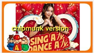 chipmunk version cover张双颖 sing a 龙 dance a 龙 新年歌曲 2024