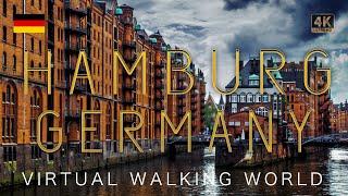 HAMBURG. GERMANY - Center walking streets by Virtual Walking World (ASMR)