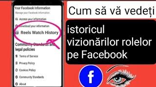 Cum să vă vedeți istoricul vizionărilor rolelor pe Facebook 2024 Vezi Istoricul Reels pe Facebook