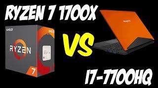 Ryzen 7 1700X (Desktop) vs i7-7700HQ (Laptop) Benchmarks + Gaming Test!  [4K]