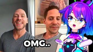 Johnny Sins and Neil Newbon wish Projekt Melody a happy birthday