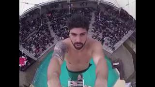 World record-  jumping  from the highest diving board