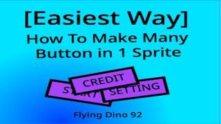 How to make many button in 1 sprite [Easiest Way] (Scratch)