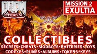 Doom Eternal - Exultia All Collectible Locations (Secrets, Collectibles, Cheats, Upgrades etc)