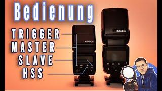 Godox TT600   V350 Bedienung und Menü ganz einfach erklärt so verwendet ihr den Blitz richtig!