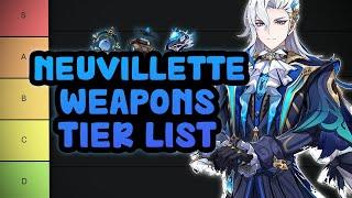 Neuvillette Weapons (Catalysts) Tier List | Genshin Impact 4.1