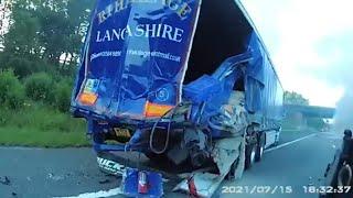 Lorry driver who caused 3 death crash while using phone speaks from prison