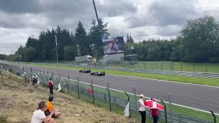 Sonny Hayes overtaking in Belgium 2024