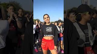 Meredith is how we all felt internally after 13.1 miles  Nike After Dark Tour was SO fun!!