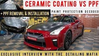 PPF vs Ceramic coating | Paint protection discussed | JRS Cars ft. Detailing Mafia Chennai