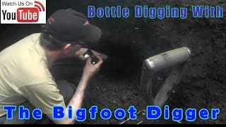 bottle digging with the bigfoot digger hardcore scottish bottle digging