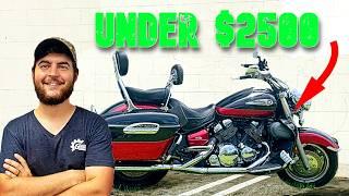 Top 5 Best *Used* Cruiser Motorcycles For UNDER $2500!