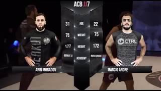 Arbi Muradov vs Marcio Andre ACB JJ 7 75 kg #acbjj7