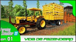 NOVA SERIE! VIDA DE FAZENDEIRO | FARMING SIMULATOR 22 #01