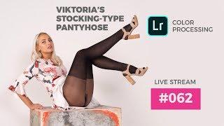 Viktoria's Stocking Pantyhose Lightroom Processing #062 - Pantyhose & Nylon Art Photography