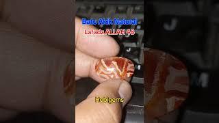 Natural Batu Akik Islami Motif Gambar Lafadz ALLAH Alami Unik Antik 48 #shorts #gemstone #batuakik