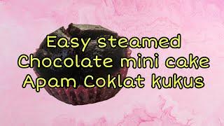 Apam Coklat - Steamed Chocolate Cupcake