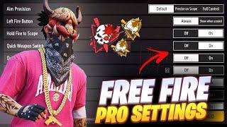 Free Fire PRO SETTINGS | BestSettings in Free Fire | Free Fire Control Settings | Free Fire||