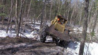 Winter Logging In Maine With The Clark 664