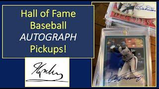 NEW Baseball HALL OF FAME AUTOGRAPHS!