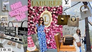 Paris Avenue Montaigne Shopping I Dior New Collection I Louis Vuitton Champs Elysees I Laduree Paris