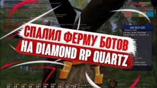 СПАЛИЛ ФЕРМУ БОТОВ НА DIAMOND RP QUARTZ!