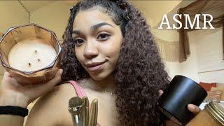 ASMR: Candle Tapping/Gum Chewing || Mia Marie