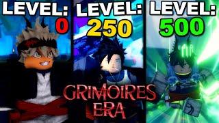 I Spent 24 Hours Grinding To Become THE WIZARD KING In Roblox Grimoire Era...Here's What Happened