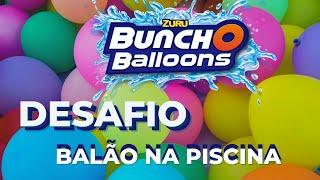 DESAFIO DE BALÃO NA PISCINA