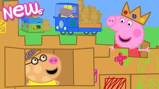 Peppa Pig Tales  Building A Cardboard Castle! ️  BRAND NEW Peppa Pig Episodes