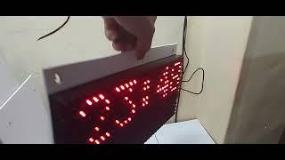 P10 Led Wi-Fi Internet clock.  with selectable Wi-Fi login