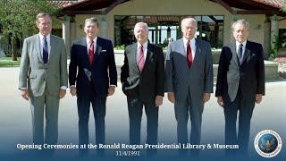 Opening Ceremonies at the Ronald Reagan Presidential Library & Museum 11/4/1991