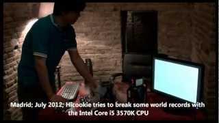 Hicookie in action: Intel Core i5 3570K frequency world record