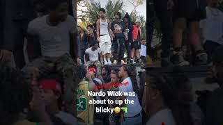 Nardo Wick about to up the blicky                                 #nardowick #duvalcounty #fyp