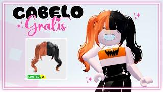 COMO PEGAR UM CABELO DE HALLOWEEN LIMITED GRATIS AGOR ANO ROBLOX