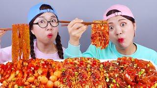 Spicy Mushroom Mukbang by DONA Indonesia