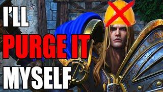 I Tried Not Building ANYTHING in Warcraft 3 - Human Campaign