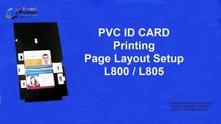 Epson L800 and  L805 Printer PVC ID Card Plastic Id Card Printing A to Z Tut