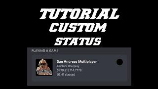 TUTORIAL CUSTOM STATUS SAMP DI DISCORD