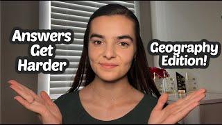 ASMR Whispering 100 Geography Trivia Questions But The Questions Get Harder