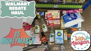 Walmart Couponing Rebate Haul! Ibotta and More! Moneymaker